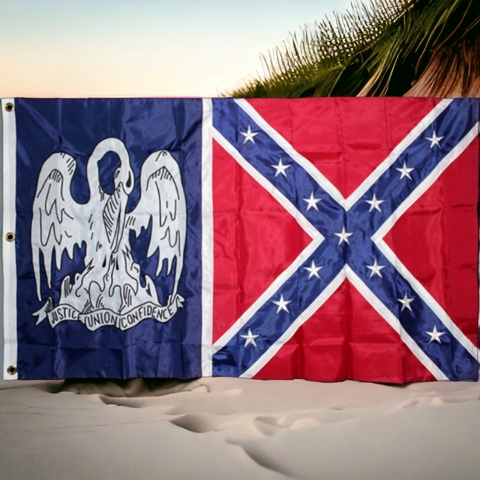 Louisiana Battle Flag Combo