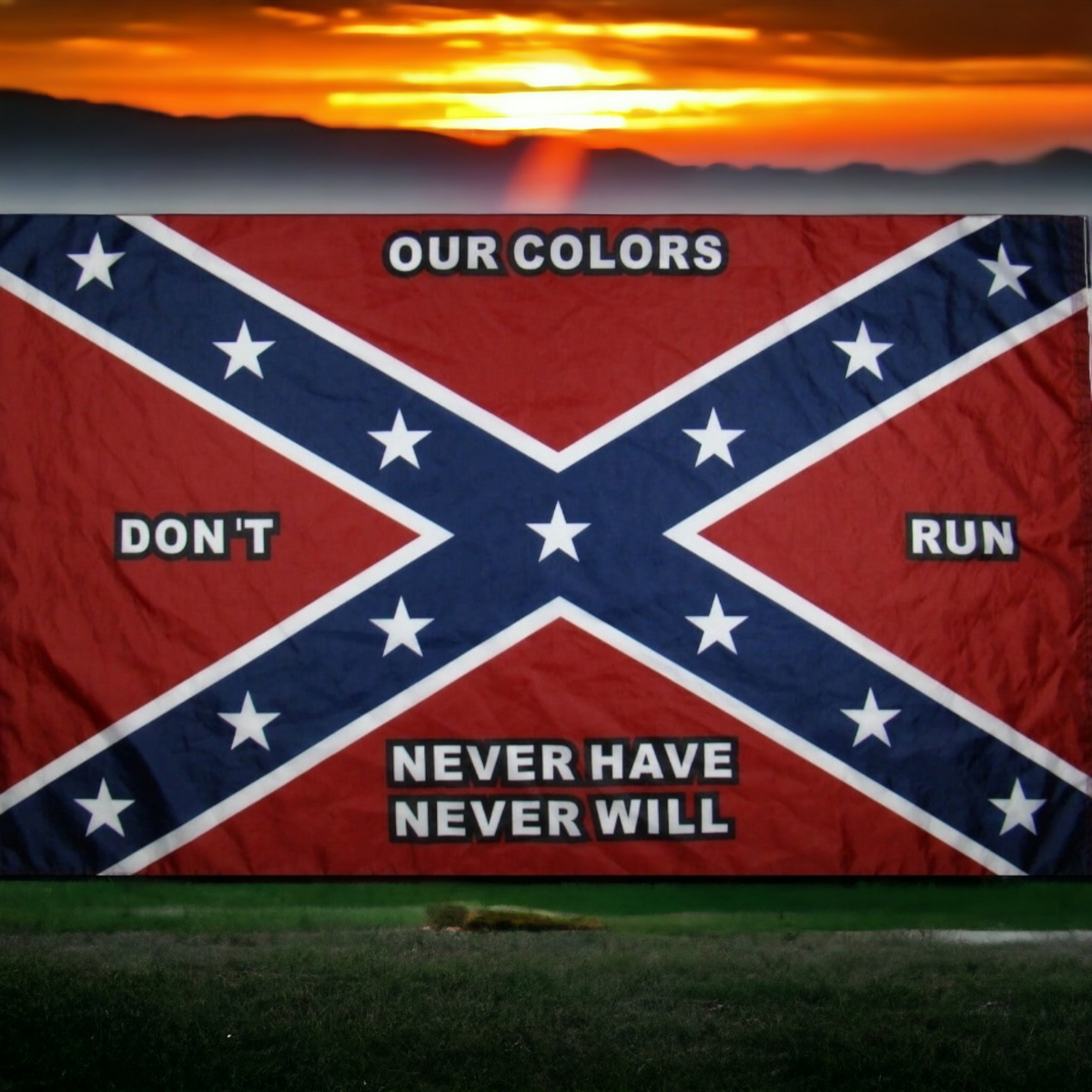 Our Colors Don&#39;t Run Flag