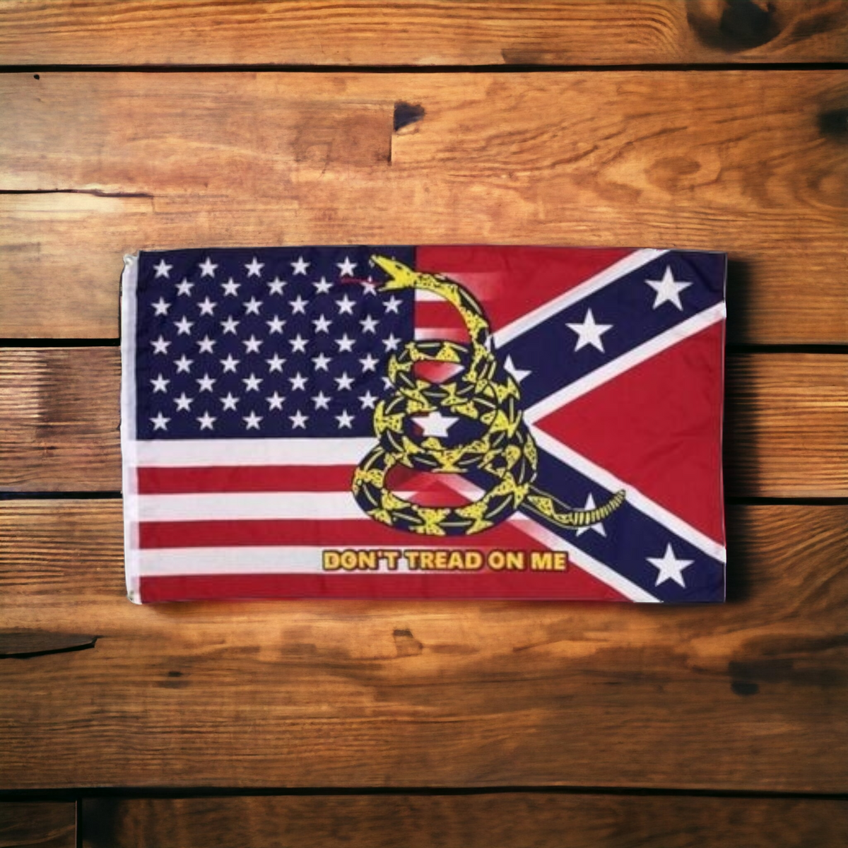 US / REBEL Bleed with Don't Tread On Me Snake