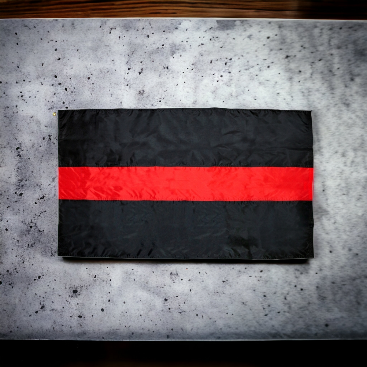 Thin Red Line Firefighter Flag