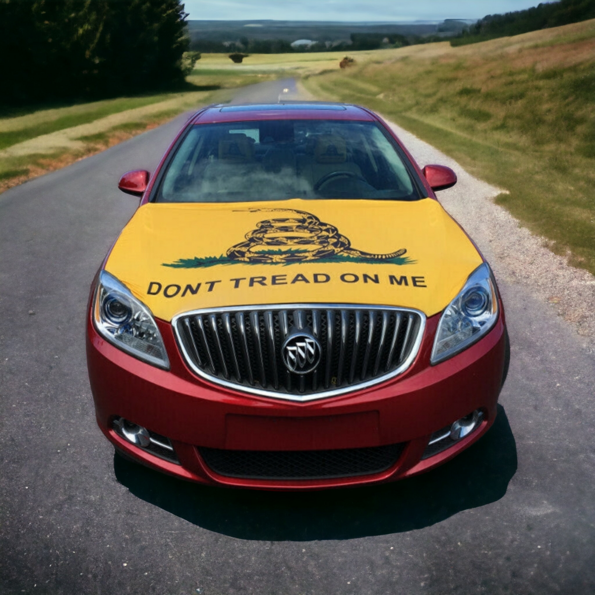 Don't Tread On Me Spandex Hood Cover