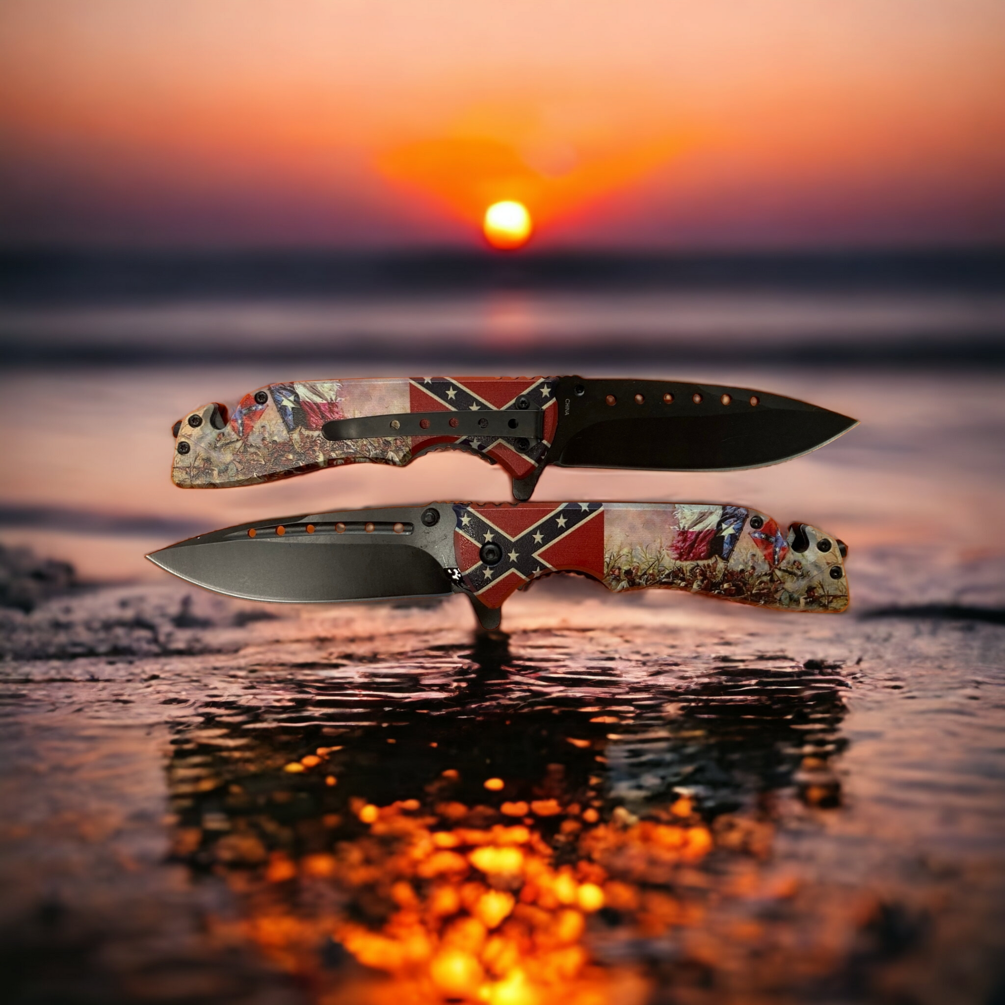 Texas Battle Scene Knife
