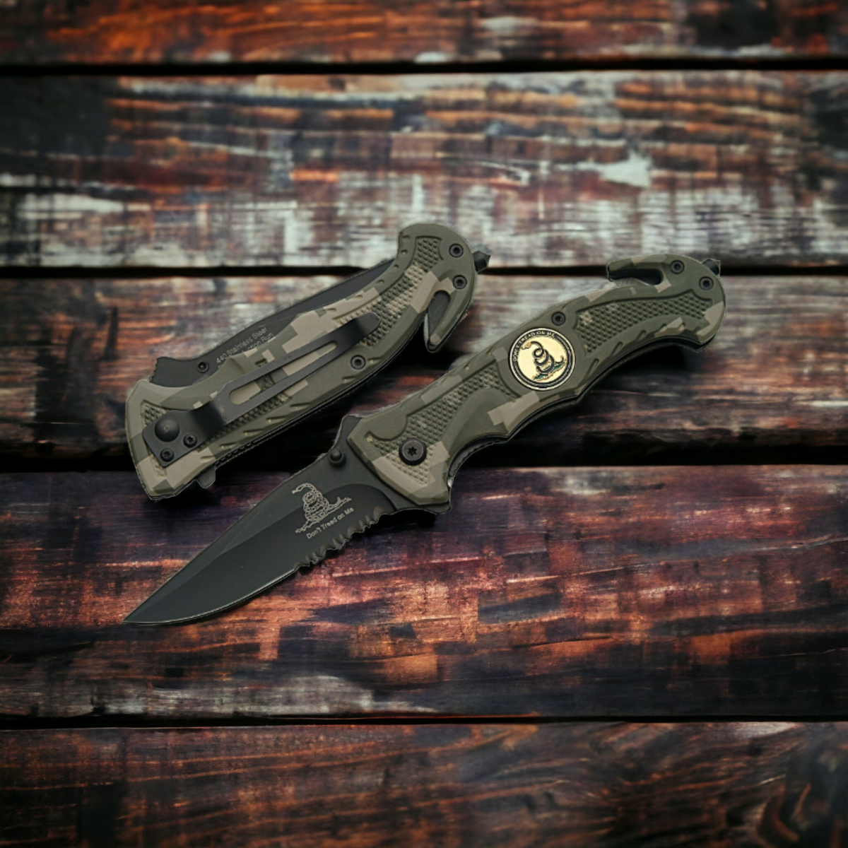 Don't Tread On Me Tactical Folding Knife