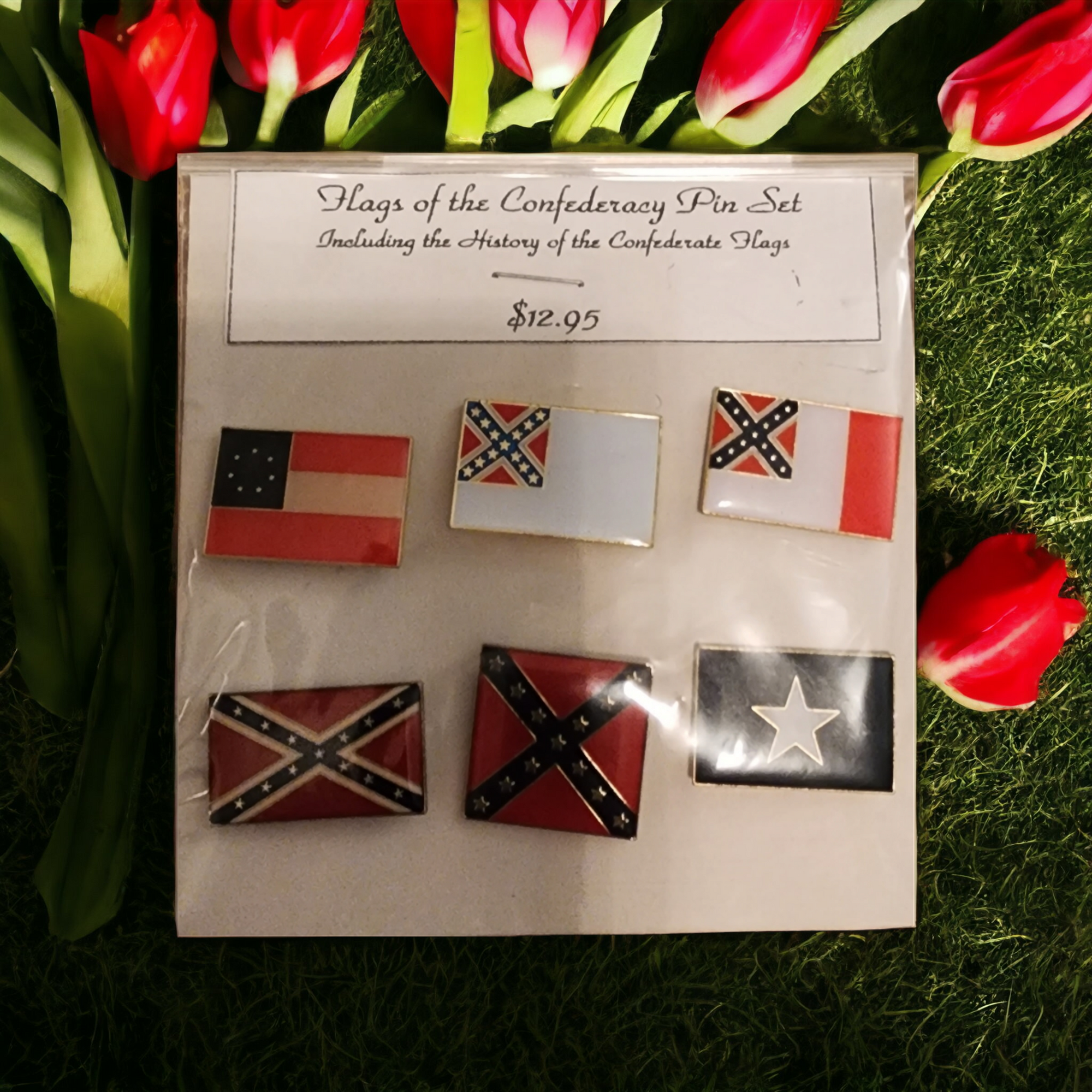 Heritage Hat Pin Set With Brief History