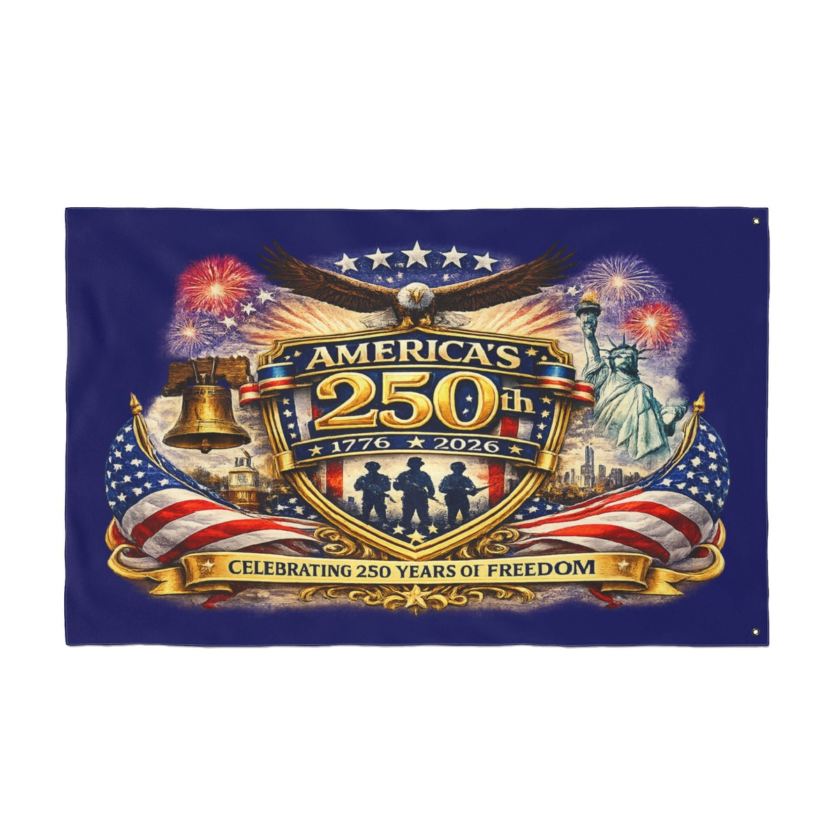 America's 250th Anniversary Double-Sided Flag — Celebrating 1776–2026