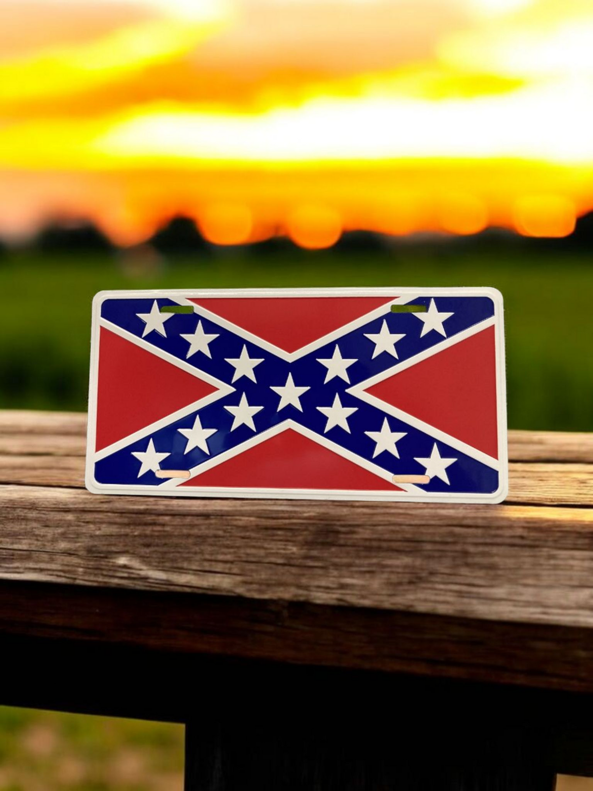 Battle Flag License Plate