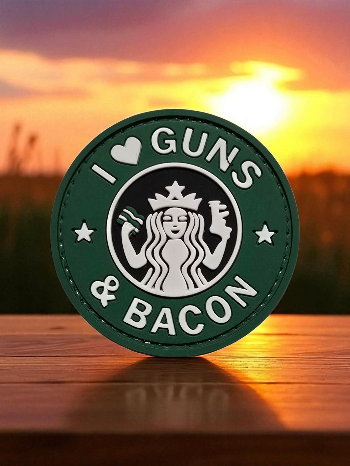 I Love G&B PVC Patch