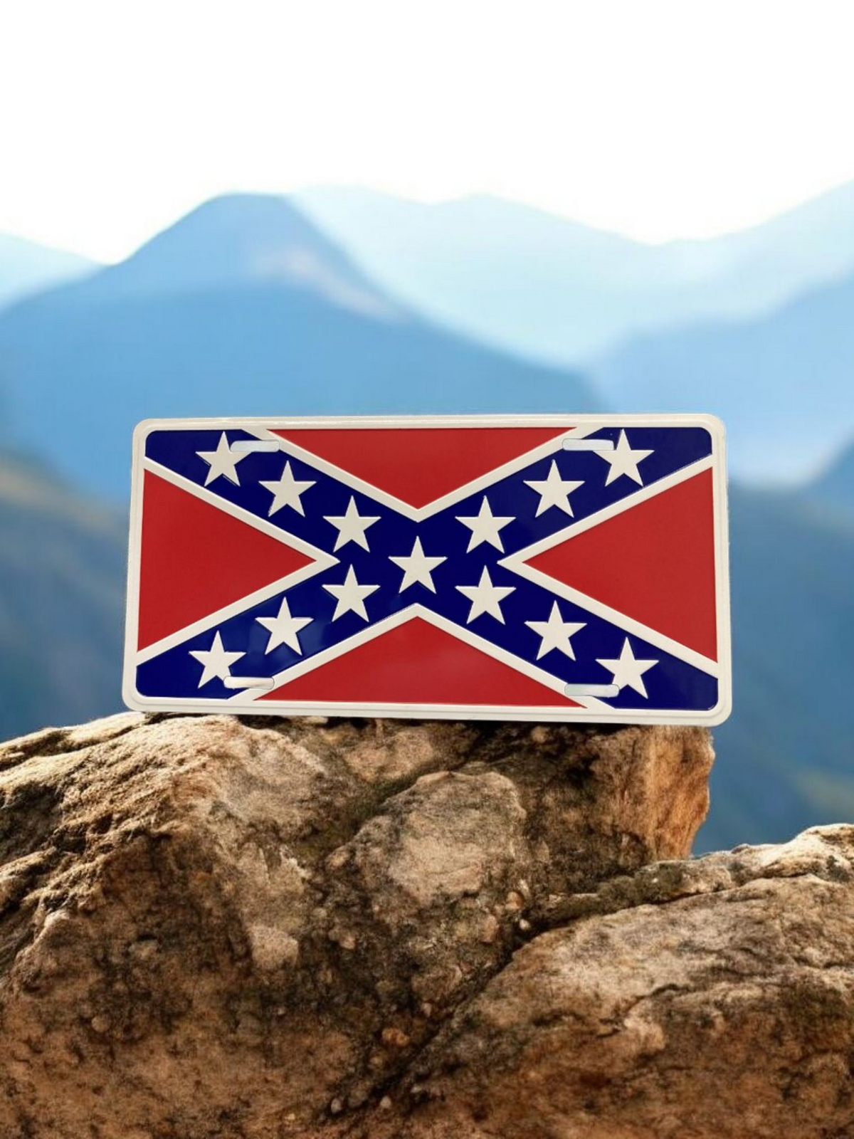Battle Flag License Plate