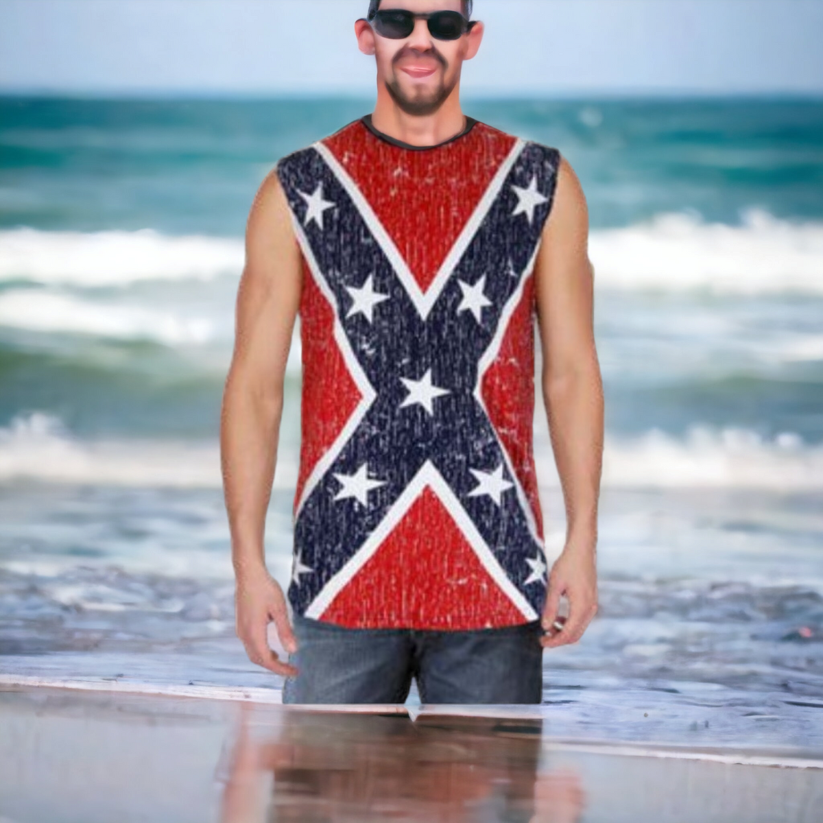 Battle Flag Men's Muscle T-Shirt