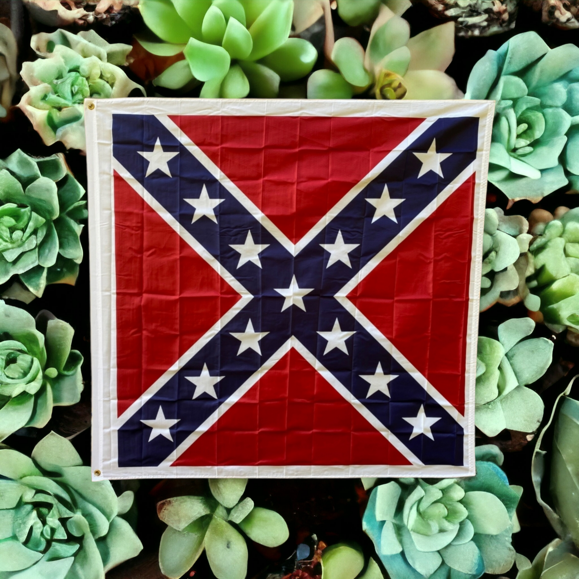 Square Battle Flag Premium Sewn Cotton Indoor Flag