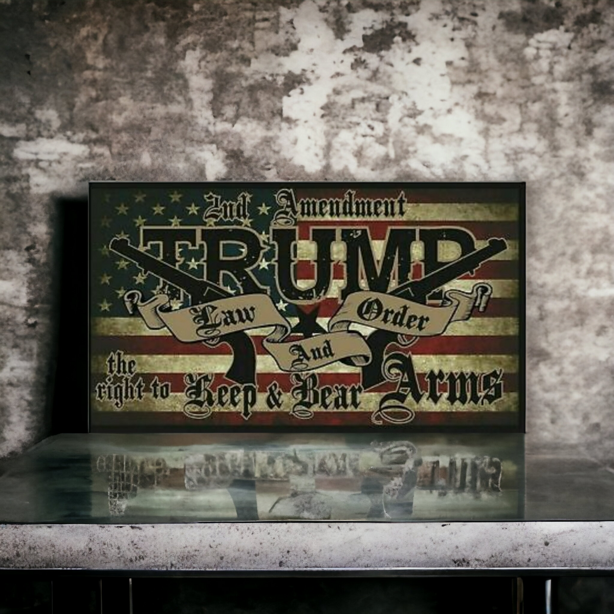 Trump Law and Order Flag